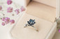 925 Sterling Silver Adjustable Lotus Flower Ring