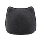 Portable Gray Cute Cat Shape Pet Bed Cat Cave Sleeping Bag Zipper Egg Shape Felt Cloth Pet House Nest Cat Basket with Cushion