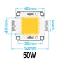 High Power 5pcs LED Lamp Chip 100W 50W 30W 20W 10W DC Light Beads White Warm White COB Chip DIY Floodlight Downlight Stree Light