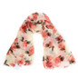 Newly Fashion Stylish Rose Print Womens Voile Long Stole Scarves Floral Shawl Scarf Wrap Lady Shawl Chiffon Scarf Women No83