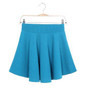 Newly Design Skater Skirts Sexy Women Mini Skirt High Waist Plain Style Flared Cotton Loose Fashion Pleated Hot Candy Color D007