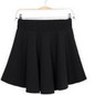 Newly Design Skater Skirts Sexy Women Mini Skirt High Waist Plain Style Flared Cotton Loose Fashion Pleated Hot Candy Color D007