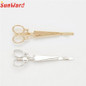 Newly Arrival Fashion Cheap Hair Clip Hair Accessories Headpiece Hairpin scissors Headwear Gold Silver Best Selling 160419