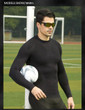 Newest workout fitness men long sleeve t shirt men thermal muscle bodybuilding wear compression tights exercise clothing