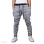 Fashion Baggy Tapered Bandana Pants Hip Hop Dance Drop Crotch Harem Sweatpants Men Parkour Track Trousers Joggers