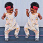 Cotton Newborn Infant Kids Baby Boy Girl Romper Floral Printed Toddler Kids Jumpsuit Clothes Bebek Outfits 0-24M
