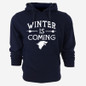 Cotton blend game of thrones mens sweatshirt fleece casual winter is coming men hoodies and sweatshirt with hat 2016