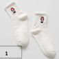 Cotton Ankle Length Socks For Women Harajuku Funny Cartoon Embroidery Patterns Socks for Female Women's Winter Creative Socks