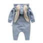 2017 Newborn Infant Baby Girl Boy Clothes Cute 3D Bunny Ear Romper Jumpsuit Playsuit Autumn Winter Warm Bebes Rompers One Piece