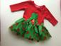 2017 new year Girl Dresses Christmas Girl Santa Dress Cute Kid Clothing Long Sleeve baby girl christmas tree dress outfits