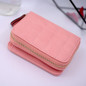 2017 NEW Women's Wallet and purses Card Holder Coin Purse Nubuck Chess Small Zipper Wallet carteira feminina portefeuille femme