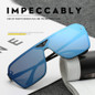 2017 New Women's Sunglasses Conjoined Spectacle Lens Brand Design Rimless Summer Style Sun Glasses Oculos De Sol UV400
