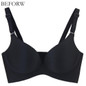 BEFORW Women Bra Sexy Lingerie Adjustable Brassiere Seamless Intimates Super Push Up Bra Big Size C Cup Strappy Bras For Women