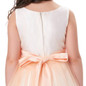 Grace Karin First Communion Dresses For Girls Light Orange Sleeveless Kids Flower Girls Dresses Princess Wedding Pageant Dress