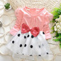 Dresses Kids Baby Toddler Girls Clothing Princess Long Sleeve Bow Polka Dot Cute Party Girl Summer Dress