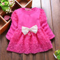 DreamShining Baby Girl Dress Long Sleeve Children Clothing Spring Kids Clothes Baby Girl Princess Dress For Party Birthday