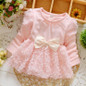 DreamShining Baby Girl Dress Long Sleeve Children Clothing Spring Kids Clothes Baby Girl Princess Dress For Party Birthday