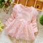 DreamShining Baby Girl Dress Long Sleeve Children Clothing Spring Kids Clothes Baby Girl Princess Dress For Party Birthday