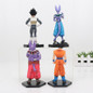 Dragon Ball Z Figures Goku Champa Beerus Vegeta PVC Anime Dragon ball Z Action Figures Model Toys Dragon 2pcs/set