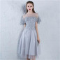 It's YiiYa 2018 O-Neck Fashion Designer Elegant Cocktail Gowns Sexy Illusion Flowers Lace Knee-Length Cocktail Dress LX383