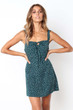 Lillian Dress - Emerald Casual Bodycon for Ages 18-35