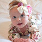 Adorable Floral Cotton Bodysuit Jumpsuit for Newborn Baby Girls, Stylish Sunsuit Outfit Ages 0-18 Months