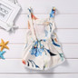 Adorable Floral Sleeveless Cotton Romper for Baby Girls - Backless Flower Jumpsuit Sunsuit Outfits