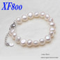 Trendy Baroque Pearl Bracelets - Elegant White Strand Heart Jewelry for a Chic Look