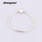 Fine jewelry summer style bracelet with Heart Clasp 925 sterling silver jewelry bracelets for women and men jewelry diy YL013