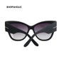 New Gradient Points Cat Eye Women Sunglasses Tom High Fashion Sun Glasses Female Cateyes Sunglasses Women Brand Designer Oculos