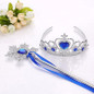 New Girls Princess Crown Hair Accessories Bridal Crown Crystal Diamond Tiara Hoop Headband Hair Bands For Kids Party Hairbands