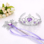New Girls Princess Crown Hair Accessories Bridal Crown Crystal Diamond Tiara Hoop Headband Hair Bands For Kids Party Hairbands