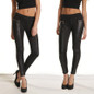 Summer Autumn New Low-Waist Sexy Soild Black PU Leather Leggings Women Leggings Plus Size S-XL Skinny Leggings