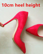 Stilettos Womens Shoes High Heels 12CM High Heels Purple Shoes Pumps Women Heels Sexy Pointed Toe Wedding Shoes For Woman B-0049