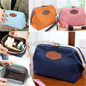 Velishy 1PC Portable Cute Multifunction Beauty Travel Cosmetic Bag Novetly Makeup Case Pouch Toiletry 4 Colors