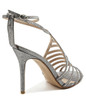 Ankle Strap Heel - Silver