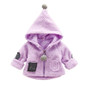 AmyaBaby Baby Girl Winter Jacket Long Sleeve Thick Warm Coat Hooded Newborn Baby Girl Coat Infant Girl Christmas Cute Outerwear
