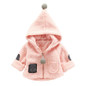 AmyaBaby Baby Girl Winter Jacket Long Sleeve Thick Warm Coat Hooded Newborn Baby Girl Coat Infant Girl Christmas Cute Outerwear
