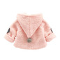 AmyaBaby Baby Girl Winter Jacket Long Sleeve Thick Warm Coat Hooded Newborn Baby Girl Coat Infant Girl Christmas Cute Outerwear