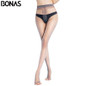 BONAS Summer Sexy T Crotch 15D Nylon Open Toe Tights Women Fashion Elasticity Pantyhose Girl Transparent Female Tights 92601