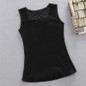 Blusas Femininas 2017 Summer Fashion Women Blouse Crochet Elegant Lace Blouses Sleeveless Black White Casual Shirts Tops Plus