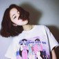 M-2XL Tee Shirt 2018 New Summer New TShirt Korea Ulzzang Harajuku Printed Women O neck T-Shirts Casual Loose Short Sleeve Tops