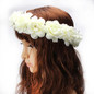 M MISM 2017 Women Rose Flower Crown Hair band Wedding Flower Headband Garland Festival Flower wreath Elastic Hair Accessories