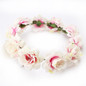 M MISM 2017 Women Rose Flower Crown Hair band Wedding Flower Headband Garland Festival Flower wreath Elastic Hair Accessories