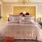 Luxury Silk Bedding Set Embroidery Bed Linens Tencel Satin Bed Sheet Set Jacquard Bedclothes Full/Queen/King Size Bed cover