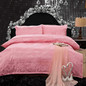 Luxury Silk Bedding Set Embroidery Bed Linens Tencel Satin Bed Sheet Set Jacquard Bedclothes Full/Queen/King Size Bed cover