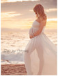 Maternity Maxi dresses Maternity Photography Props Chiffon Dresses Off Shoulders Maxi Pregnant Dresses Pregnancy Photo Shoot