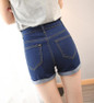 2017 New Fashion women's jeans Summer High Waist Stretch Denim Shorts Korean Casual women Jeans Shorts Hot Plus Size