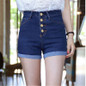 2017 New Fashion women's jeans Summer High Waist Stretch Denim Shorts Korean Casual women Jeans Shorts Hot Plus Size