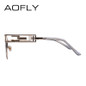 AOFLY Fashion Metal Frame Steampunk Sunglasses Women Brand Designer Unique Men Gothic Sun glasses Vintage Oculos De Sol Feminino